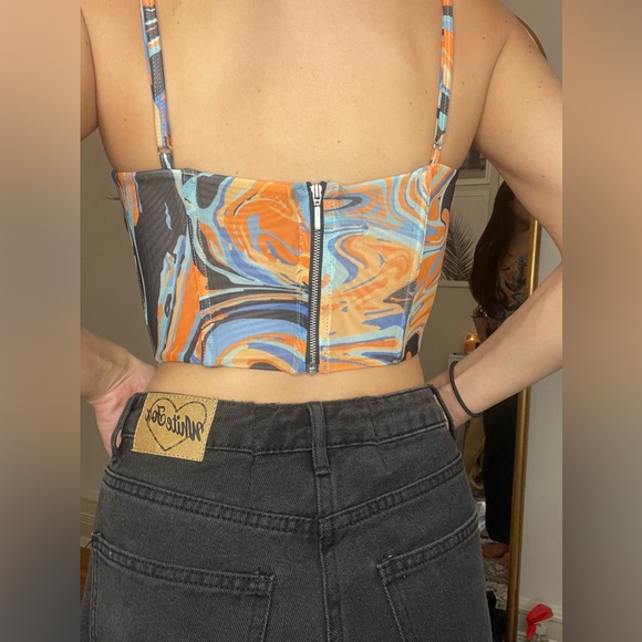Multicolor corset top - Picture 2 of 2